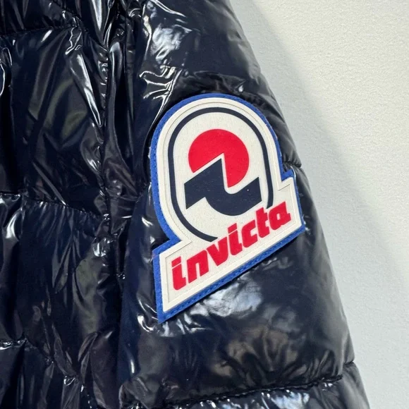 Invicta Large Men’s Shiny Puffer Coat - Picture 3 of 8